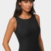 704548_black_2_5cbccac4-d6fd-473b-9520-4fe41a186eef Powermesh Rhinestone Sleeveless Maxi Dress