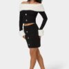 7skn0242be_black_4_d329103f-65ed-4188-8291-187c2db15520 Off Shoulder Removable Faux Fur Set