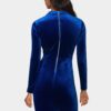 bebe1296_sapphire_3_ae194e1d-111e-4329-a4e5-e52d24a93272 Beaded Sash Velvet Mini Dress